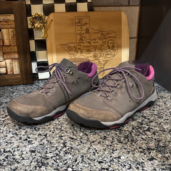 Jambu Tuscany Hype Grip Gray Leather Waterproof Hiking Sneaker Size 8 1/2 - Picture 2 of 11